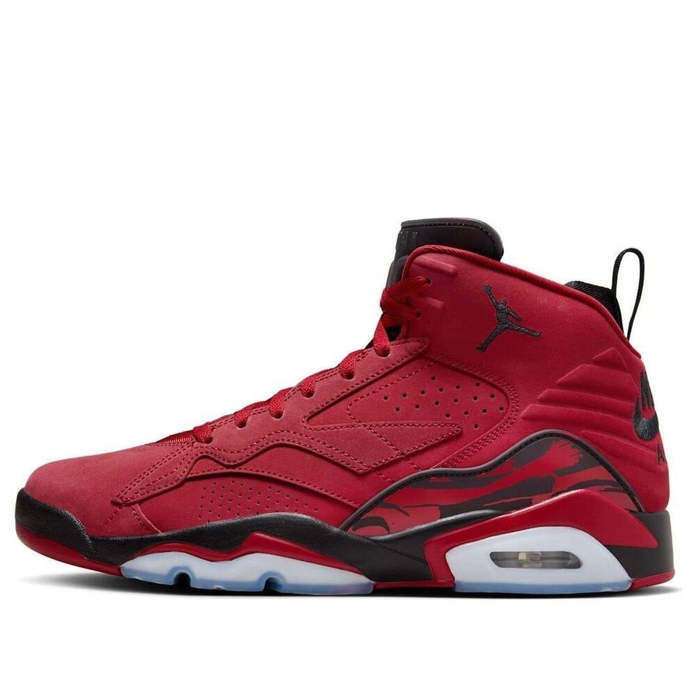 Jordan MVP Raging Bull Gym Red Black Nubuck Sneaker DZ4475-600 Men's Size 10.5